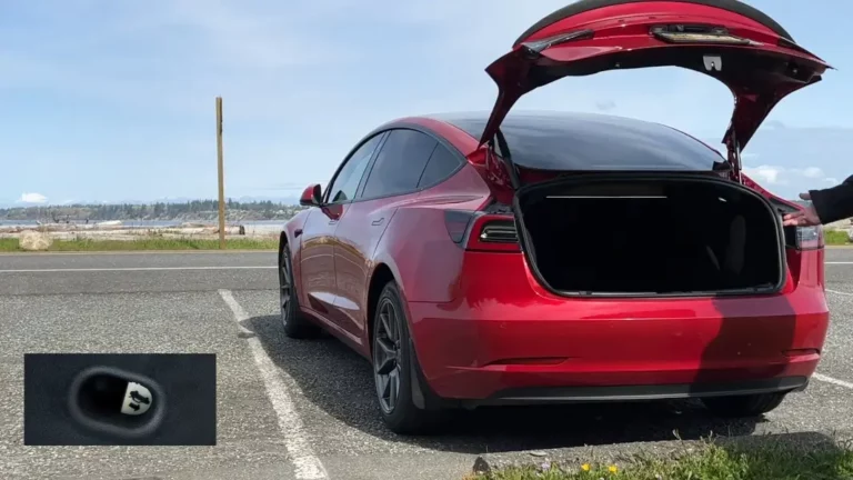 Tesla Trunk Emergency Release