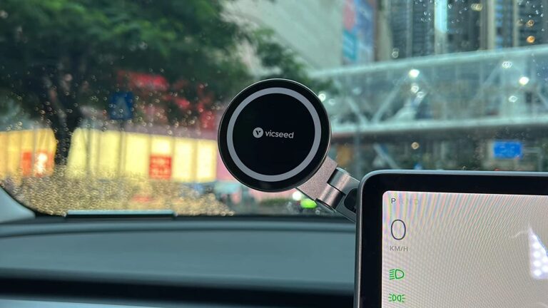 VICSEED Tesla Phone Mount - Strongest Magnet Power - Best Tesla Model 3 highland phone mount